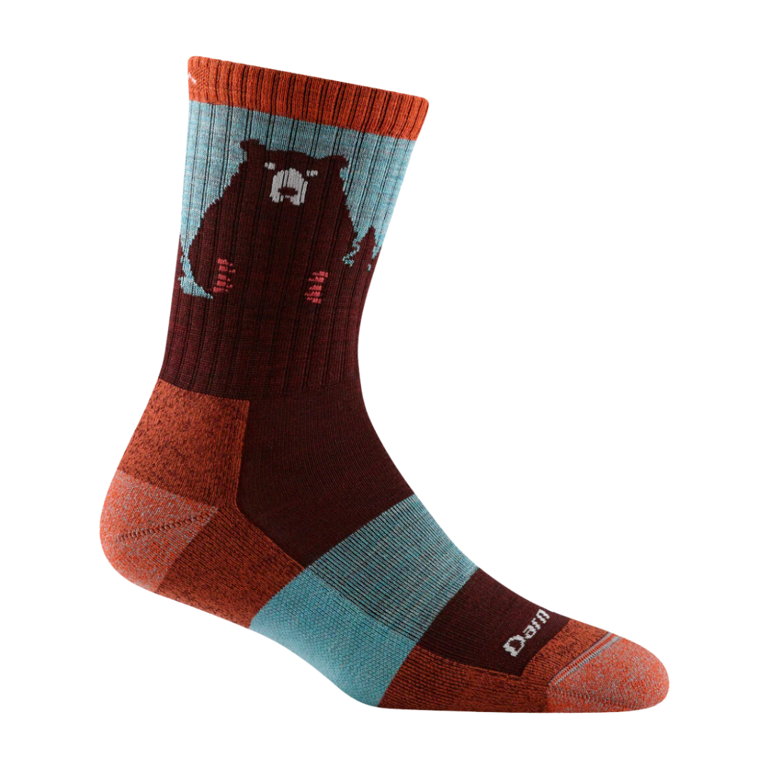 Women's Bear Town Micro Crew Lightweight Hiking Sock
