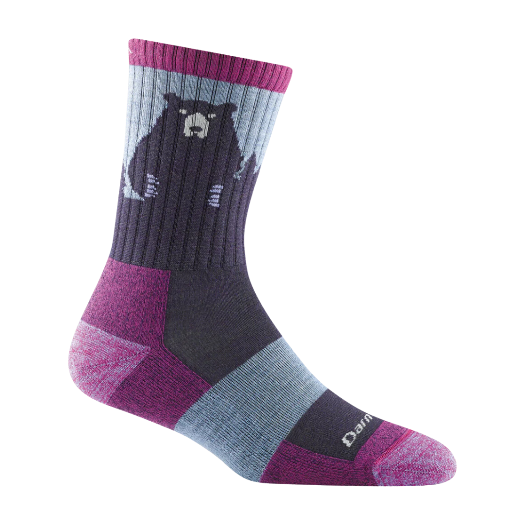 Women's Bear Town Micro Crew Lightweight Hiking Sock