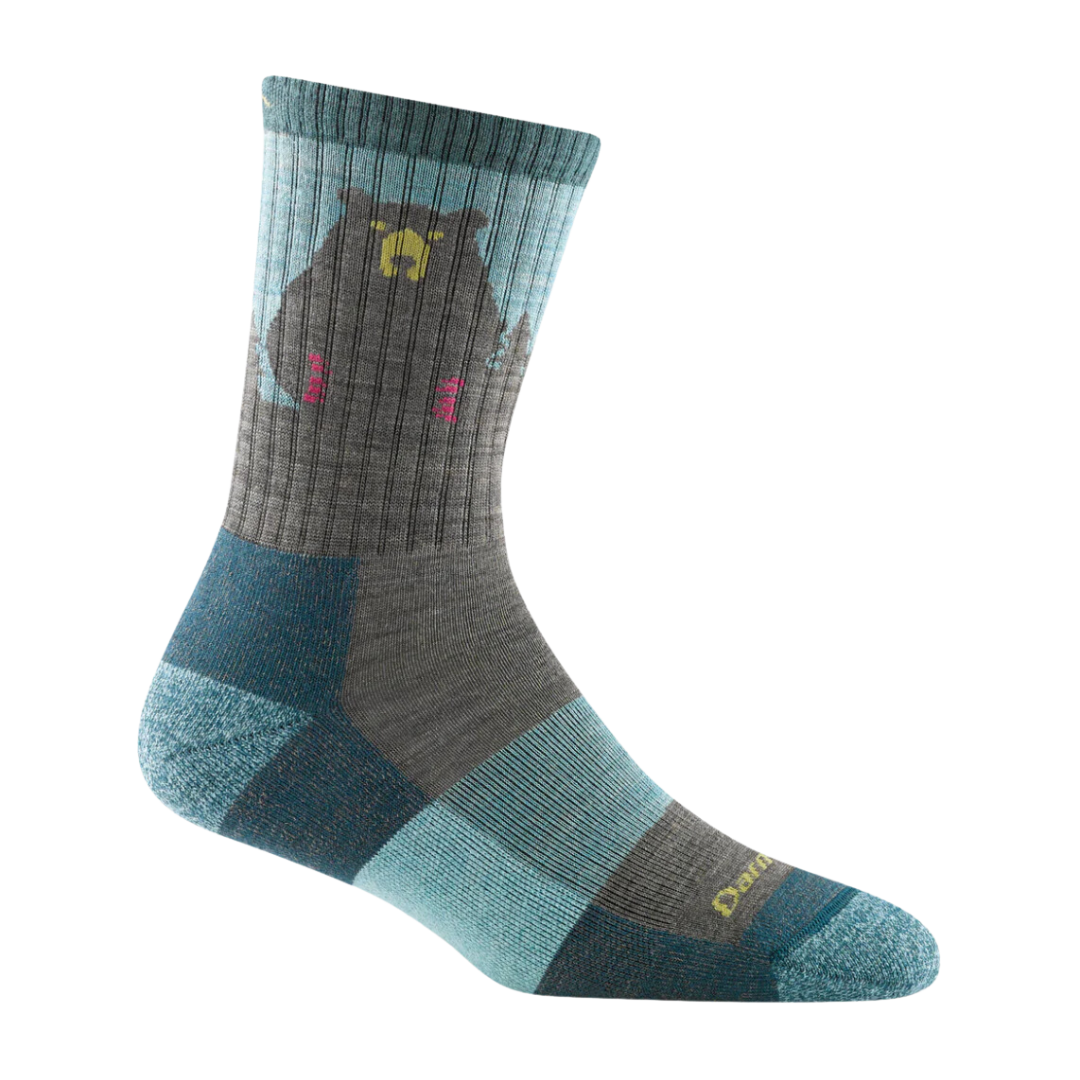 Women's Bear Town Micro Crew Lightweight Hiking Sock