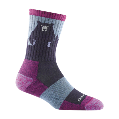 Women's Bear Town Micro Crew Lightweight Hiking Sock
